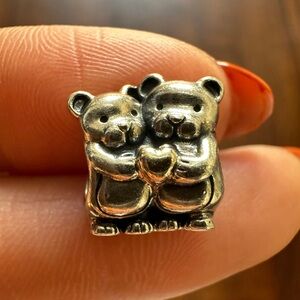 RETIRED Pandora Charm - Bear Hug